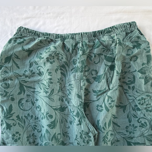 Tommy Bahama Teal Linen-Blend Pants - Picture 4 of 5